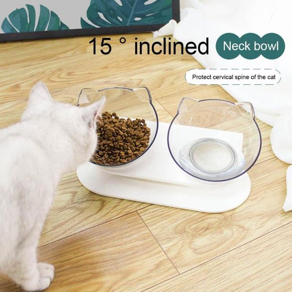 pet cat bowl transparent non-slip cats cervical portection single/double water dog feeder supplies bowls & feeders
pet cat bowl transparent non-slip cats cervical portection single/double water dog feeder supplies bowls & feeders