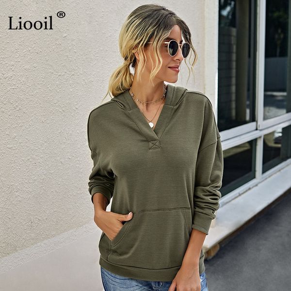 sweatshirts casual hoodies for women autumn long sleeve with pockets v neck solid loose womens fall clothing and pullovers q2u6, Black
sweatshirts casual hoodies for women autumn long sleeve with pockets v neck solid loose womens fall clothing and pullovers q2u6, Black