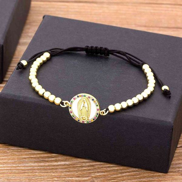 2020 gold chain virgin mary charm bracelets for women cz crystal beads bracelet handmade adjustable religious jewelry wholesale, Golden;silver
2020 gold chain virgin mary charm bracelets for women cz crystal beads bracelet handmade adjustable religious jewelry wholesale, Golden;silver