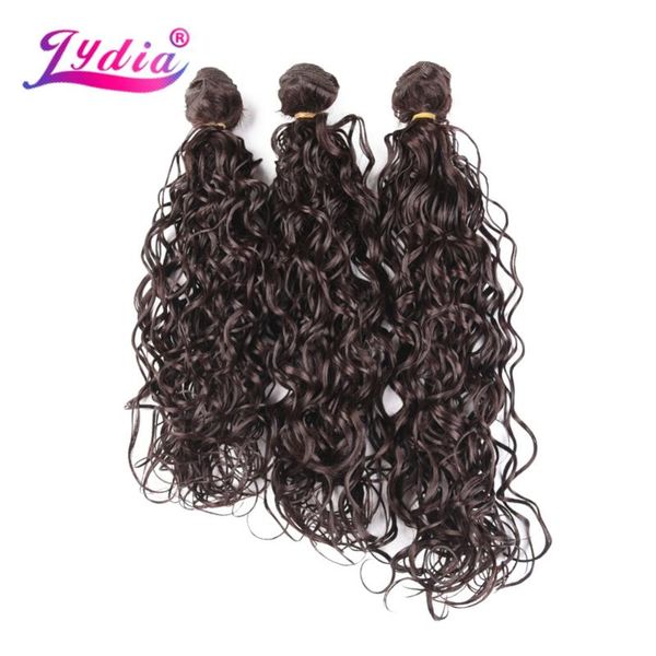 human ponytails lydia synthetic hair weave extensions 3pcs/pack water wave dark brown high temperature fiber 18" 20" 22" weft, Black
human ponytails lydia synthetic hair weave extensions 3pcs/pack water wave dark brown high temperature fiber 18" 20" 22" weft, Black