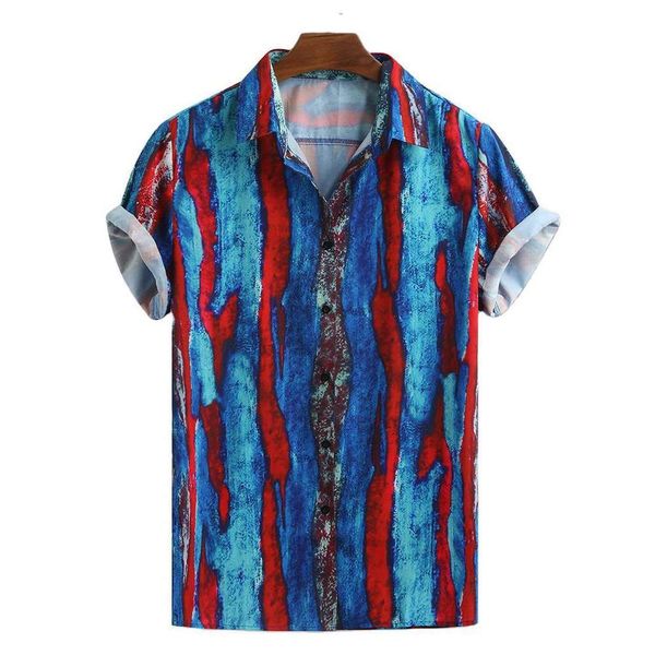 dresses summer men's short sleeve shirt with blue and red stripe printing lining fir holiday style, White;black
dresses summer men's short sleeve shirt with blue and red stripe printing lining fir holiday style, White;black