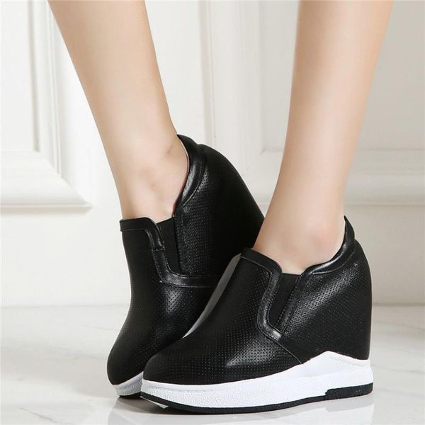 boots platform pumps shoes women breathable genuine leather wedges high heel ankle female round toe fashion sneakers casual shoe, Black
boots platform pumps shoes women breathable genuine leather wedges high heel ankle female round toe fashion sneakers casual shoe, Black