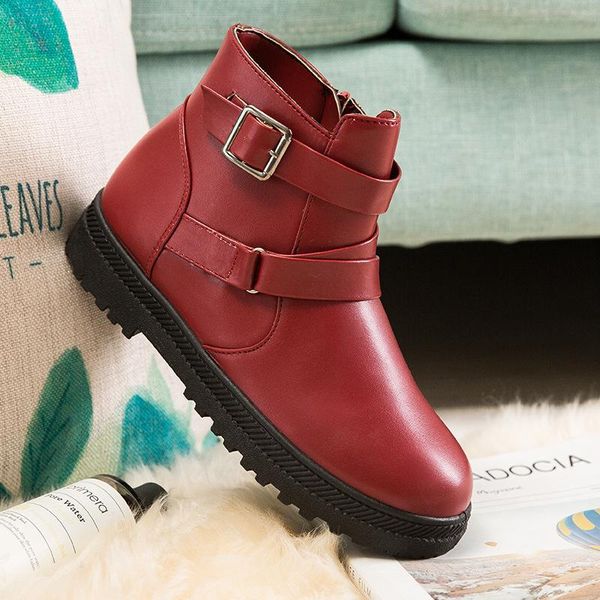boots women female ankle woman low heel shoes soft leather casual comfortable slip on short boot women's winter, Black
boots women female ankle woman low heel shoes soft leather casual comfortable slip on short boot women's winter, Black