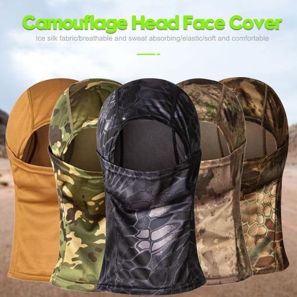 military camouflage balaclava outdoor motorcycle cycling fishing hunting hood protection army tactical head face cover caps & masks, Black
military camouflage balaclava outdoor motorcycle cycling fishing hunting hood protection army tactical head face cover caps & masks, Black