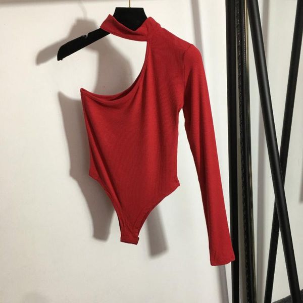 women's swimwear women bodysuits long sleeve one shoulder body suit female halter bodycon skinny club streetwear fall8088, White;black
women's swimwear women bodysuits long sleeve one shoulder body suit female halter bodycon skinny club streetwear fall8088, White;black