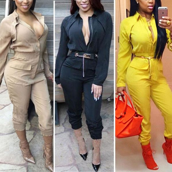 women's jumpsuits & rompers fashion women ladies clubwear v-neck high waist empire playsuit bodycon buttons solid party jumpsuit romper, Black;white
women's jumpsuits & rompers fashion women ladies clubwear v-neck high waist empire playsuit bodycon buttons solid party jumpsuit romper, Black;white