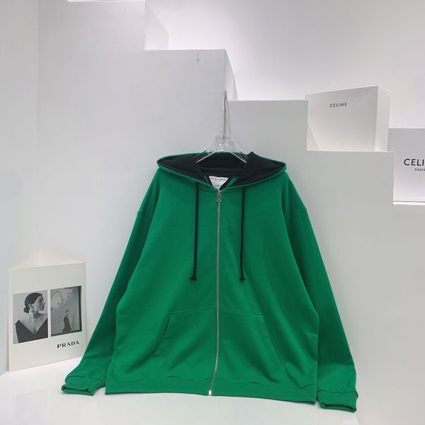 brand hoodie chaopai series 21 autumn winter new simple leisure color matching hooded loose zipper cardigan sweater, Black
brand hoodie chaopai series 21 autumn winter new simple leisure color matching hooded loose zipper cardigan sweater, Black