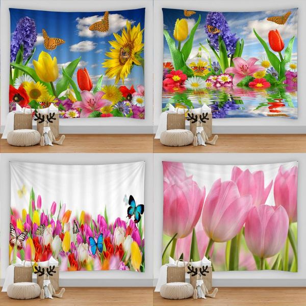 tapestries fresh flowers tulip butterfly garden tapestry landscape printed mandala home decor big hippie wall hanging blanket
tapestries fresh flowers tulip butterfly garden tapestry landscape printed mandala home decor big hippie wall hanging blanket