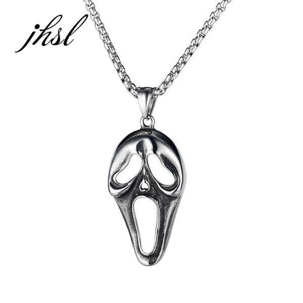 pendant necklaces jhsl punk men funny skull necklace silver color stainless steel fashion jewelry gift wholesale arrivla 2021
pendant necklaces jhsl punk men funny skull necklace silver color stainless steel fashion jewelry gift wholesale arrivla 2021
