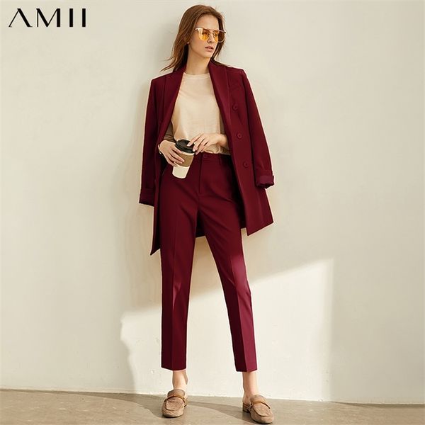 minimalism spring summer causal women's suit coat solid lapel double breasted straight ankellength pants 12120103 210527, White
minimalism spring summer causal women's suit coat solid lapel double breasted straight ankellength pants 12120103 210527, White