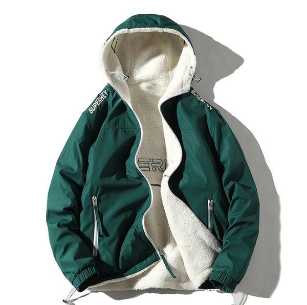 men's trendy hooded warmly jacket autumn and winter wear on both sides lamb fur naist student casual short coat s-3xl, Black;brown
men's trendy hooded warmly jacket autumn and winter wear on both sides lamb fur naist student casual short coat s-3xl, Black;brown