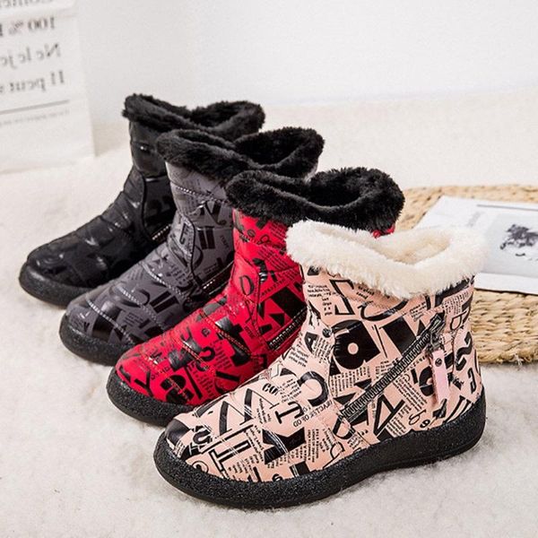 boots women snow ladies warm waterproof plus size footwear botas mujer winter shoes non slip casual plush ankle, Black
boots women snow ladies warm waterproof plus size footwear botas mujer winter shoes non slip casual plush ankle, Black