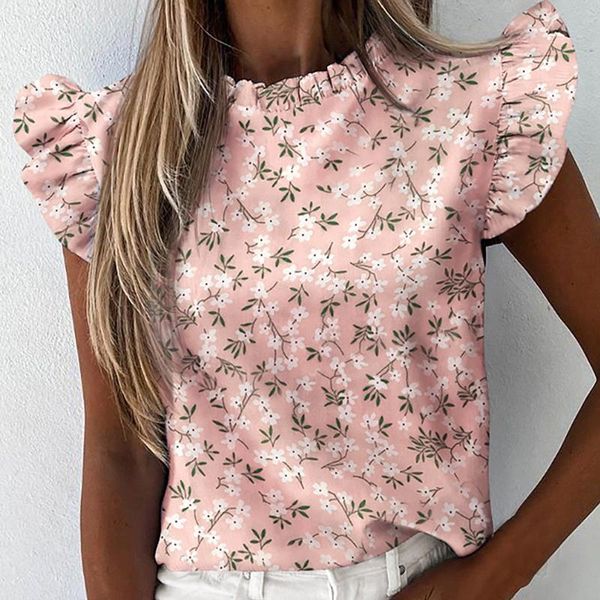 women's blouses & shirts fashion pineapple print ruffle blouse office lady 2021 summer short sleeve slim women, White
women's blouses & shirts fashion pineapple print ruffle blouse office lady 2021 summer short sleeve slim women, White