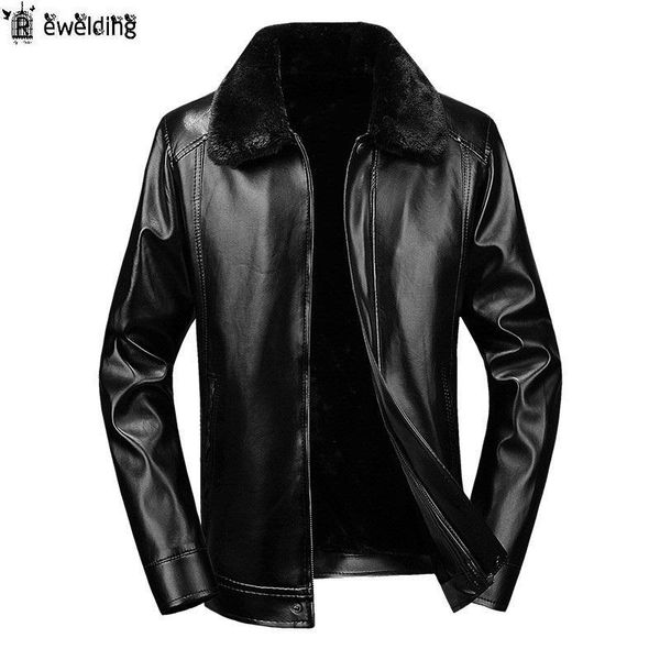 men's fur & faux men pu leather jackets winter brand jacket male business casual (detachable collar), Black
men's fur & faux men pu leather jackets winter brand jacket male business casual (detachable collar), Black