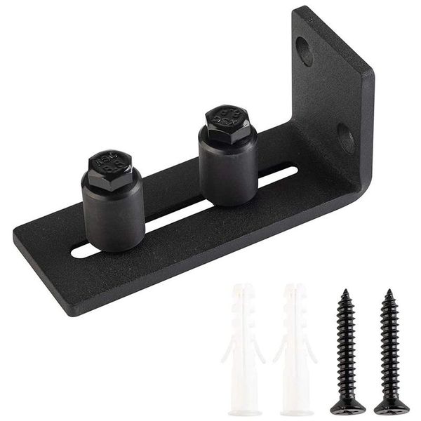 barn door sliding hanging rail anti-sway device black adjustable hardware floor guide roller storage boxes & bins
barn door sliding hanging rail anti-sway device black adjustable hardware floor guide roller storage boxes & bins