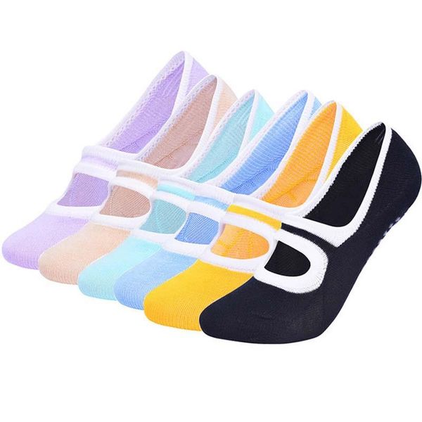 sports socks women yoga silicone anti-slip breathable ballet dance gym pilates sock slippers cotton 5pairs, Black
sports socks women yoga silicone anti-slip breathable ballet dance gym pilates sock slippers cotton 5pairs, Black