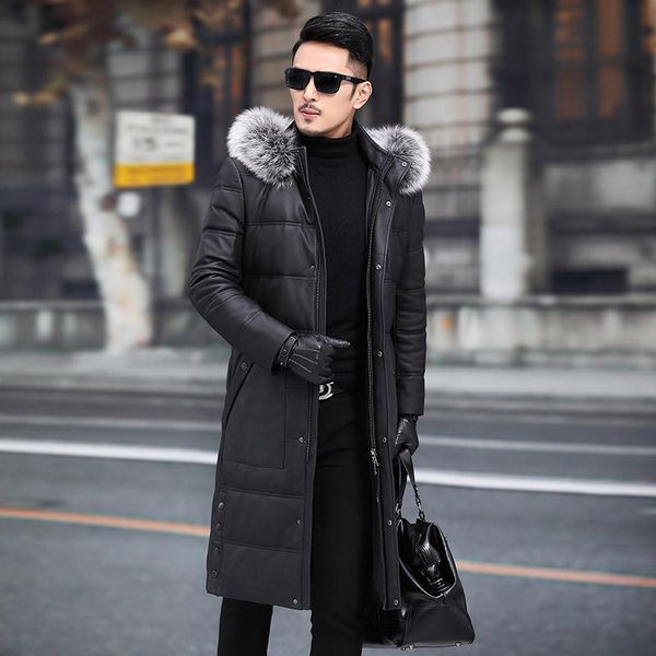 men's leather & faux mens jacket sheepskin genuine men 2021 warm duck down winter coat long chaqueta cuero hombre 12008 yy800, Black
men's leather & faux mens jacket sheepskin genuine men 2021 warm duck down winter coat long chaqueta cuero hombre 12008 yy800, Black