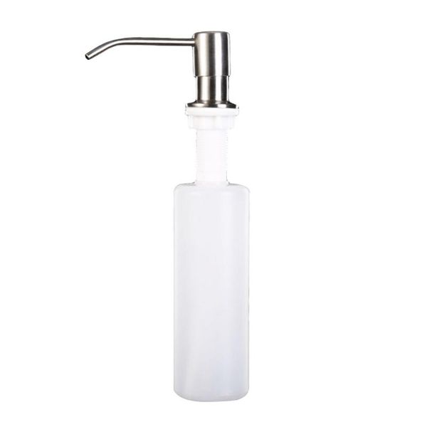 300ml kitchen sink liquid soap dispenser stainless steel plastic bottles sanitizer pump organizer household supplies
300ml kitchen sink liquid soap dispenser stainless steel plastic bottles sanitizer pump organizer household supplies