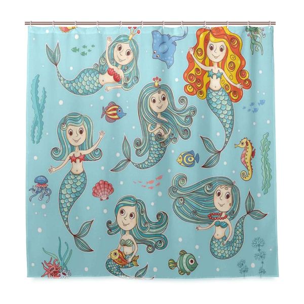 shower curtain,kids cute marine creatures art print bath curtain closet curtain home bathroom decor cloth fabric set with hooks
shower curtain,kids cute marine creatures art print bath curtain closet curtain home bathroom decor cloth fabric set with hooks