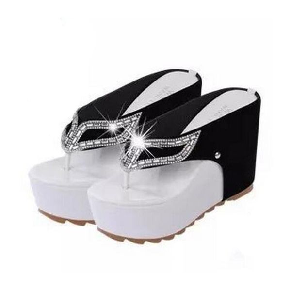 slippers nice rhinestone sandals women shoes chaussure femme flip flops platform sandale s218, Black
slippers nice rhinestone sandals women shoes chaussure femme flip flops platform sandale s218, Black