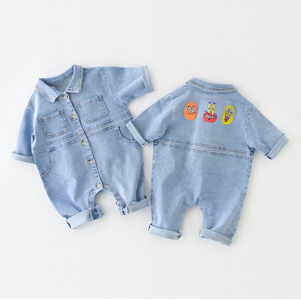 rompers wholesale spring baby girl boy romper long sleeves denim jumpsuit born casual clothes e1045 dtk7, Blue
rompers wholesale spring baby girl boy romper long sleeves denim jumpsuit born casual clothes e1045 dtk7, Blue