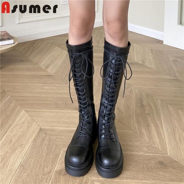 boots asumer size 34-43 knee high women lace up zip platform shoes fashion motorcycle ladies black brown beige
boots asumer size 34-43 knee high women lace up zip platform shoes fashion motorcycle ladies black brown beige