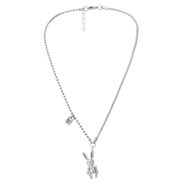 pendant necklaces women men jewelry chain stainless steel geometric hip hop couple letter gift necklace simple punk fashion, Silver
pendant necklaces women men jewelry chain stainless steel geometric hip hop couple letter gift necklace simple punk fashion, Silver