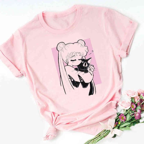 fixsys harajuku ullzang pink interting 1990s athetic cat animation t-shirt, kawaii women's t-shirt, White
fixsys harajuku ullzang pink interting 1990s athetic cat animation t-shirt, kawaii women's t-shirt, White