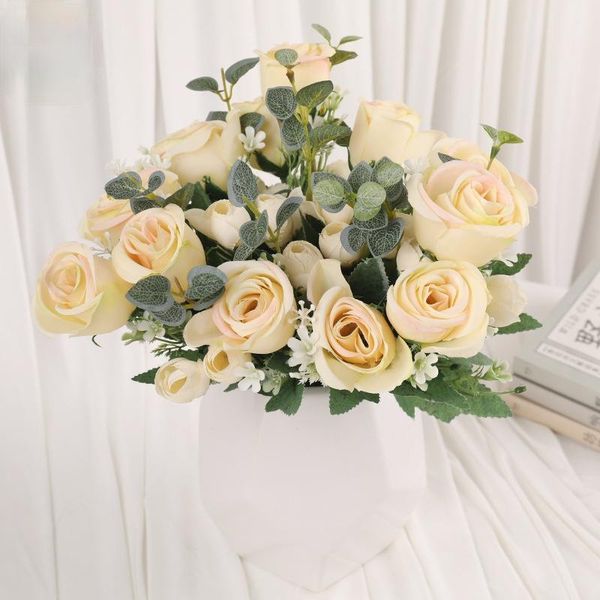 decorative flowers & wreaths artificial white silk roses vintage bride holding bouquet vases for home decor christmas wedding fake plants
decorative flowers & wreaths artificial white silk roses vintage bride holding bouquet vases for home decor christmas wedding fake plants