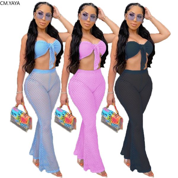 women solid color gauze mesh two piece set bow tie up crop wide leg jogger pants suit trasuit matching set outfitby air, White
women solid color gauze mesh two piece set bow tie up crop wide leg jogger pants suit trasuit matching set outfitby air, White