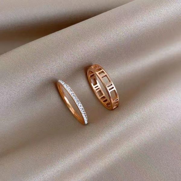 cluster rings luxury creative roman numeral two piece titanium steel for woman gothic jewelry party girl's ring set student gift, Golden;silver
cluster rings luxury creative roman numeral two piece titanium steel for woman gothic jewelry party girl's ring set student gift, Golden;silver