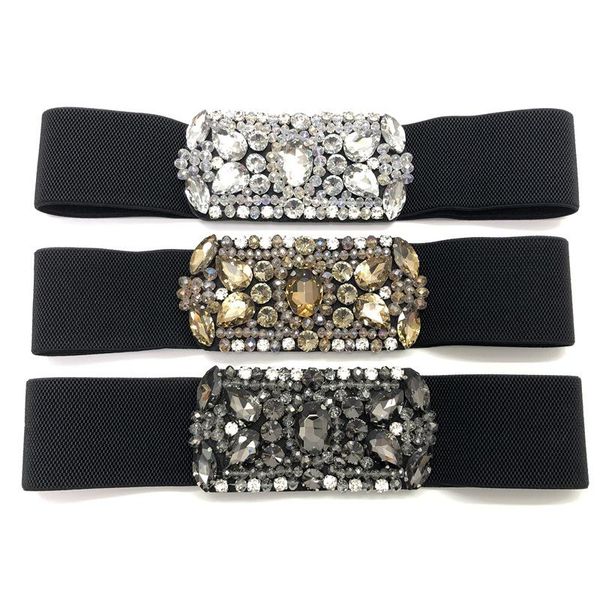 belts 2021 fashion color crystal elastic belt women's brand waistband female wide for women dress accessories sw328, Black;brown
belts 2021 fashion color crystal elastic belt women's brand waistband female wide for women dress accessories sw328, Black;brown
