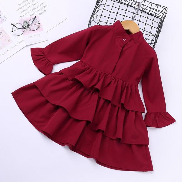 girl's dresses child's girls dress red cake 2021 toddler clothes spring autumn party princess pageant for 2-6y, Red;yellow
girl's dresses child's girls dress red cake 2021 toddler clothes spring autumn party princess pageant for 2-6y, Red;yellow