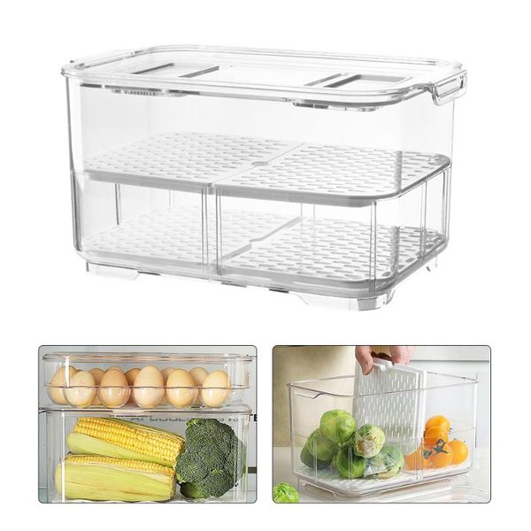 storage bottles & jars refrigerator food containers with lids transparent plastic seal tank separate vegetable fruit fresh box kitchen suppl
storage bottles & jars refrigerator food containers with lids transparent plastic seal tank separate vegetable fruit fresh box kitchen suppl