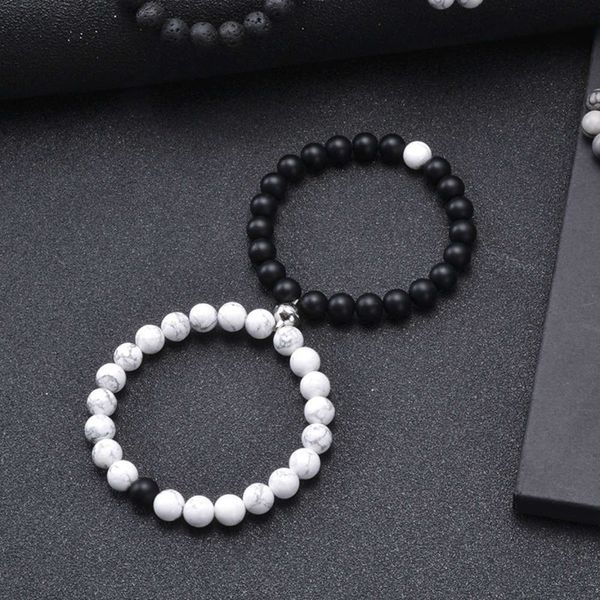 strands black frosted turquoise lovers bracelet gravity magnet mutual attraction natural stone bracelet
strands black frosted turquoise lovers bracelet gravity magnet mutual attraction natural stone bracelet