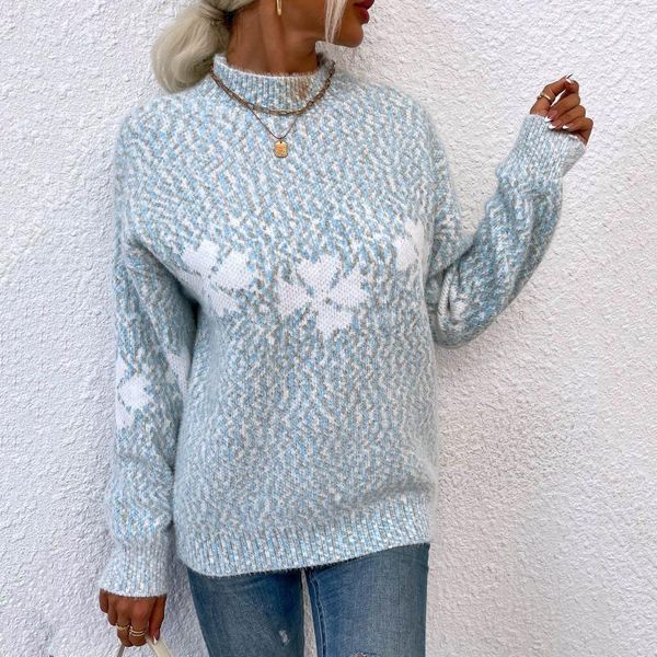 women's sweaters casual lady sweater vintage half high neck print pullover jumpers drop shoulder long sleeve winter elegant knitted #t3, White;black
women's sweaters casual lady sweater vintage half high neck print pullover jumpers drop shoulder long sleeve winter elegant knitted #t3, White;black