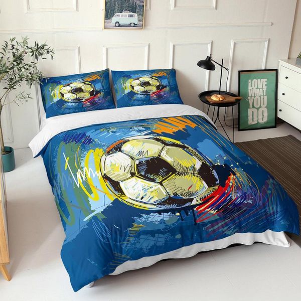 football series printing quilt king size sports bedding set double single home textile for kids teen bedroom decoration sets
football series printing quilt king size sports bedding set double single home textile for kids teen bedroom decoration sets