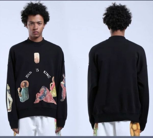 kanye west hoodie male fashion female injection sweatshirts jesus is king pullover, Black
kanye west hoodie male fashion female injection sweatshirts jesus is king pullover, Black