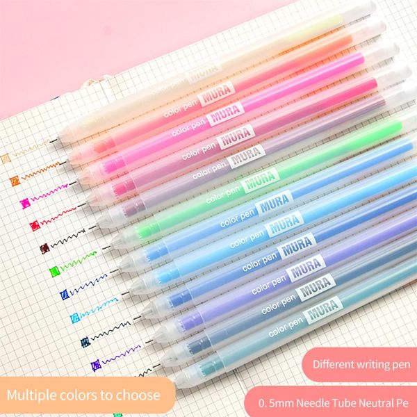 candy color gel ink pens set colorful pen 0.5mm students journal writing supplies school stationery cute
candy color gel ink pens set colorful pen 0.5mm students journal writing supplies school stationery cute