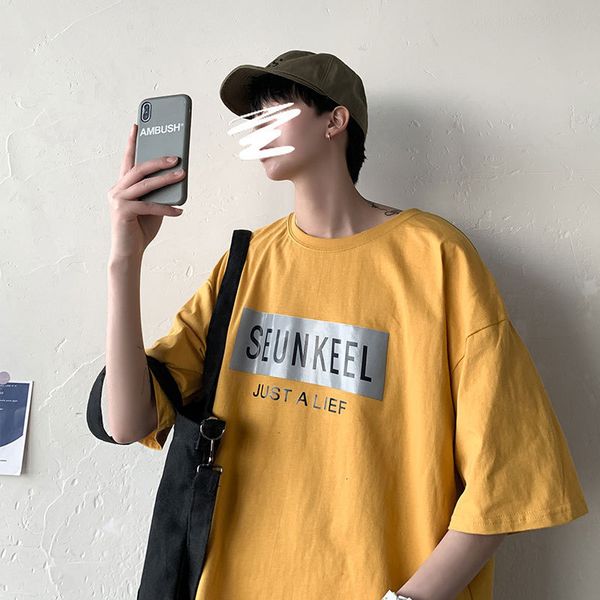 sve men's t-shirts short t-shirt summer youth fashion brand loose round ne quarter cotton wear, White;black
sve men's t-shirts short t-shirt summer youth fashion brand loose round ne quarter cotton wear, White;black