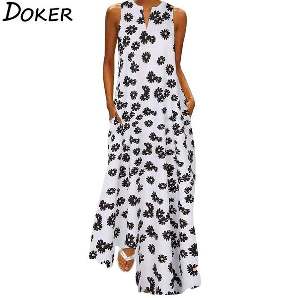 new summer floral casual sleeveless long dress women v-neck off shoulder elegant vintage dresses plus size midi dress 210423, Black;gray
new summer floral casual sleeveless long dress women v-neck off shoulder elegant vintage dresses plus size midi dress 210423, Black;gray