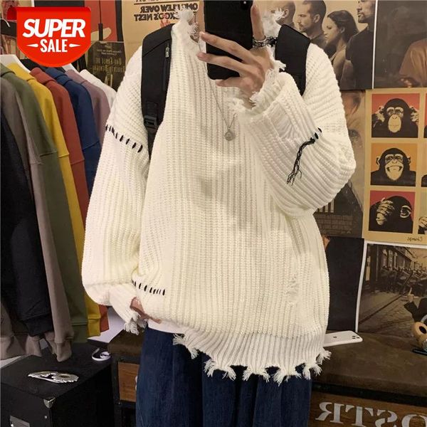 2020 men's fashion embroidered coats tassel cashmere sweater streetwear long sleeves pullover solid color wool knitting clothes #b20g, White;black
2020 men's fashion embroidered coats tassel cashmere sweater streetwear long sleeves pullover solid color wool knitting clothes #b20g, White;black