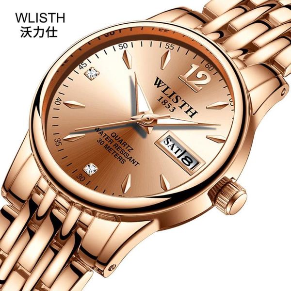 wristwatches wlisth women's watches business watch stainless steel fashion ladies rose gold quartz clock female, Slivery;brown
wristwatches wlisth women's watches business watch stainless steel fashion ladies rose gold quartz clock female, Slivery;brown
