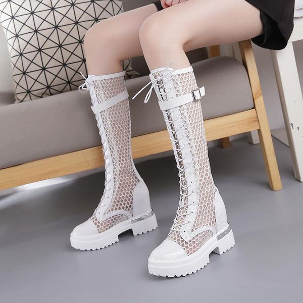 boots women's mesh 2021 spring and summer breathable platform slimming internal increase sandal, Black
boots women's mesh 2021 spring and summer breathable platform slimming internal increase sandal, Black