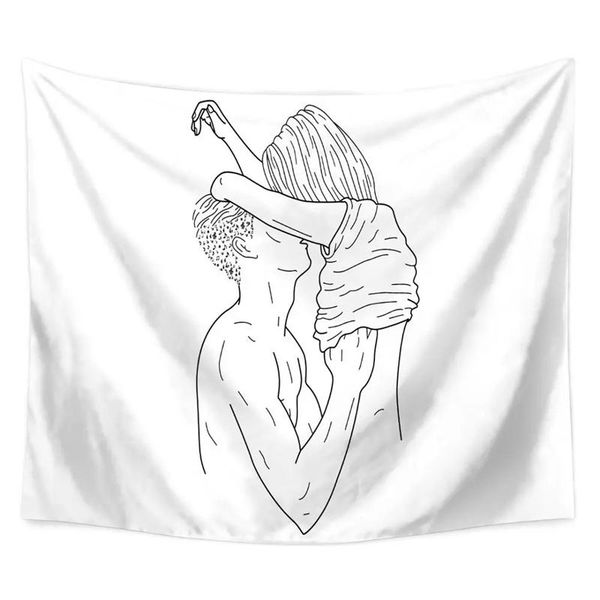 tapestries tapestry creative line draw abstract wall hanging boho decor hippie valentine for home cloth
tapestries tapestry creative line draw abstract wall hanging boho decor hippie valentine for home cloth
