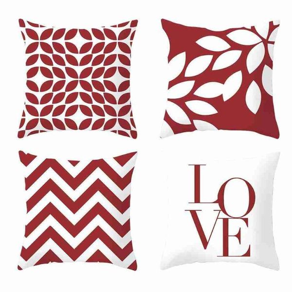 pillow case simple nordic red cushion cover abstract geometric pillowcase home living room sofa decorative 45x45cm
pillow case simple nordic red cushion cover abstract geometric pillowcase home living room sofa decorative 45x45cm
