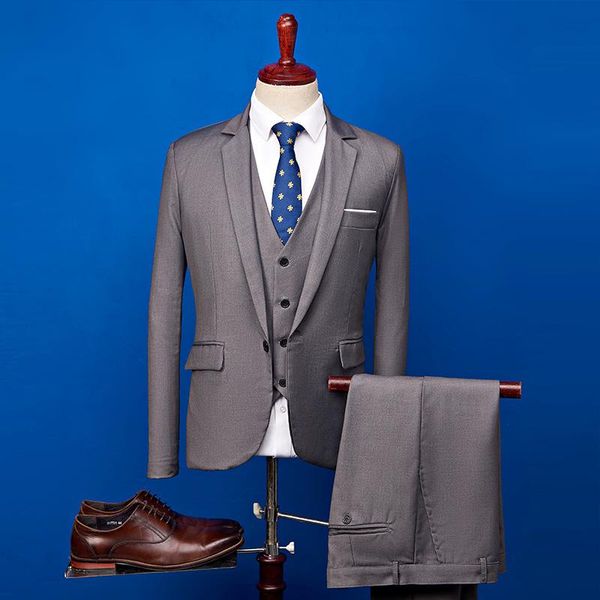 men's suits & blazers 2021 red suit 3 pieces set one-button flat slim fit casual tuxedos for wedding prom (jacket+pants+vest) costume h, White;black
men's suits & blazers 2021 red suit 3 pieces set one-button flat slim fit casual tuxedos for wedding prom (jacket+pants+vest) costume h, White;black