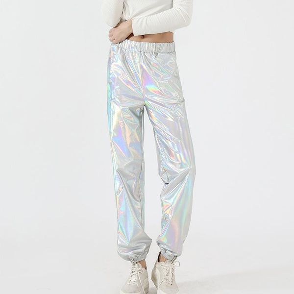 women's pants & capris laser hologram sympony refective hip hop yuppie dance trousers rainbow chic cool disco dj costumes guitar show, Black;white
women's pants & capris laser hologram sympony refective hip hop yuppie dance trousers rainbow chic cool disco dj costumes guitar show, Black;white