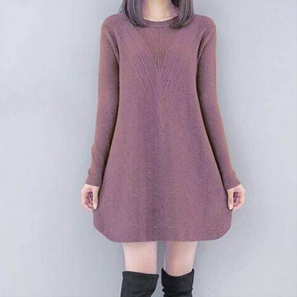 Loose Xl Knitted Casual Womens Dresses Long Sleeved Mid Length A Line Female Autumn Winter Korean Version, Black;gray
Loose Xl Knitted Casual Womens Dresses Long Sleeved Mid Length A Line Female Autumn Winter Korean Version, Black;gray