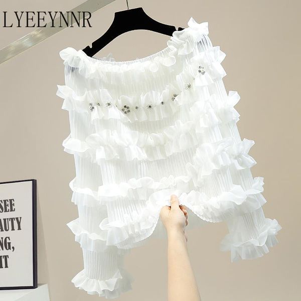 women's blouses & shirts lyeeynnr slash neck long sleeve bare shoulder women edge fashion blouse diamonds decoration chic high s, White
women's blouses & shirts lyeeynnr slash neck long sleeve bare shoulder women edge fashion blouse diamonds decoration chic high s, White